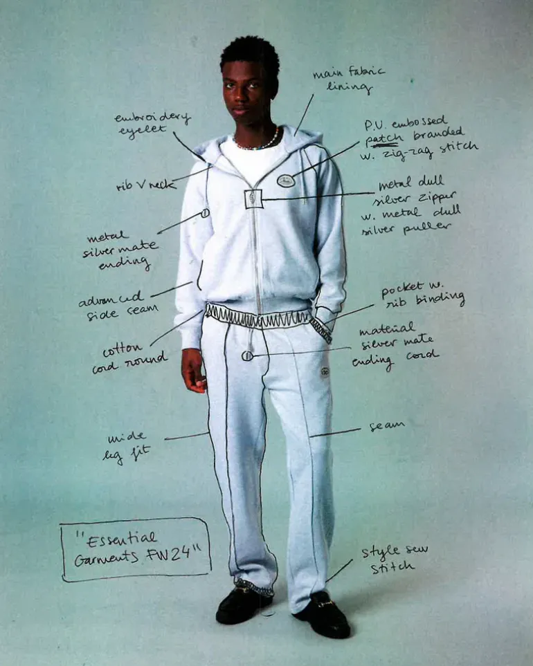Pantalón Jogger Essentials Gris