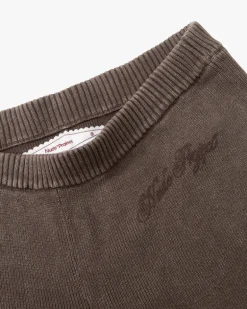 Pantalón Knit Marrón First Class