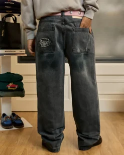 Pantalón Vaquero Verde Washed