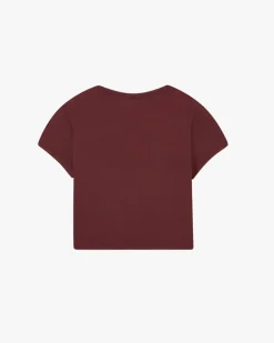 Peach Top Burgundy