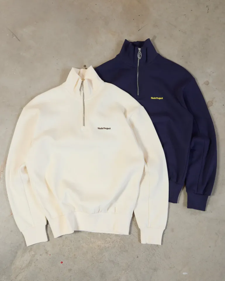 Quarter Zip Origins Blanco Crema