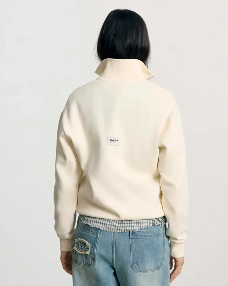 Quarter Zip Origins Blanco Crema