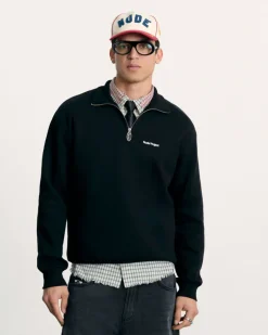 Quarter Zip Origins Negro