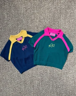 R10 Knit Polo Forest Green