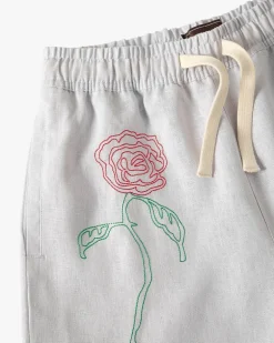 Rose Linen Shorts