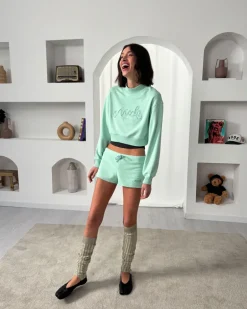Short Lacy Verde Menta