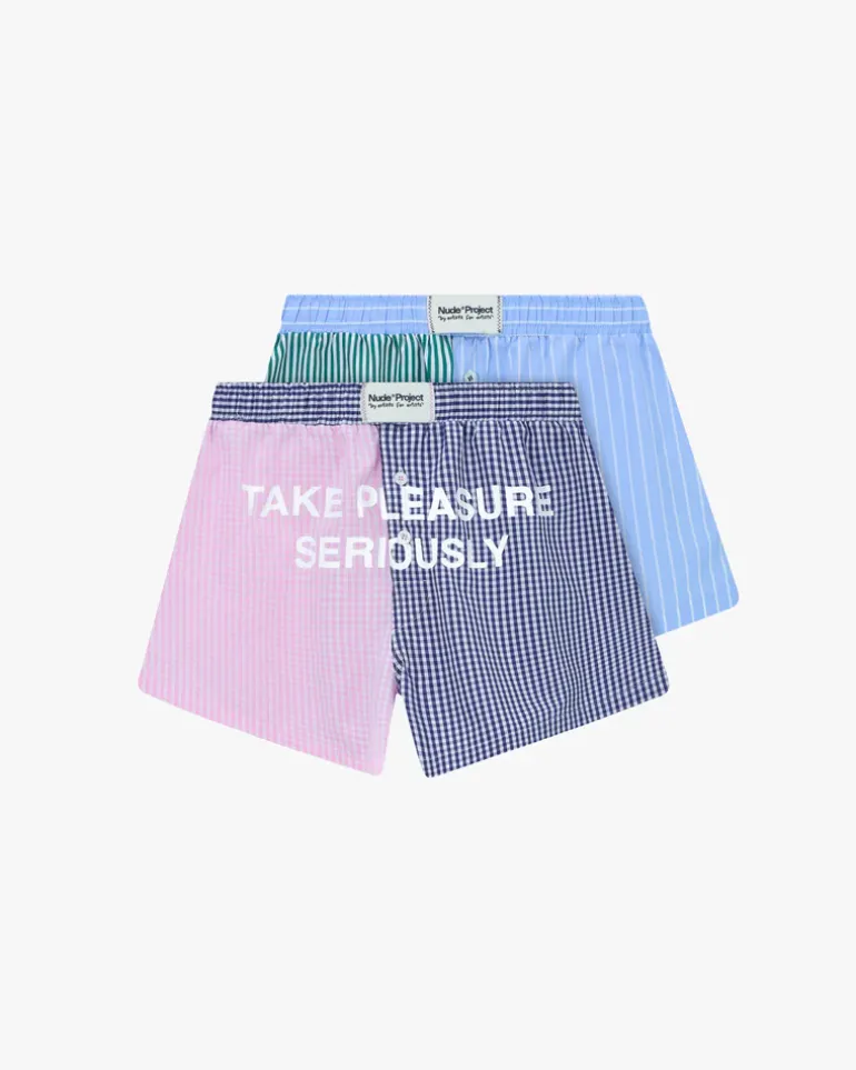 Sleek Stripes Boxers Pwk/Tps 2Xpack