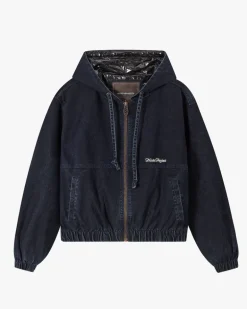 Soft Velvet Denim Jacket
