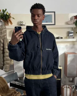 Soft Velvet Denim Jacket