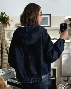 Soft Velvet Denim Jacket