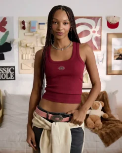 Sophisticated Pleasure Tank Top Burgundy