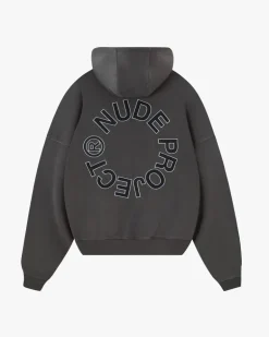 Sudadera Boxy Kory Gris Oscuro