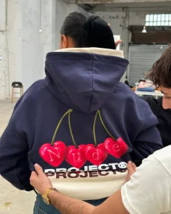Sudadera Cherry Azul Marino