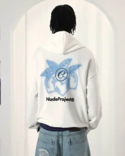 Sudadera Cherry Bomb Blanco Crema