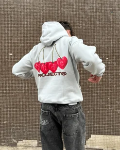Sudadera Cherry Ice Grey