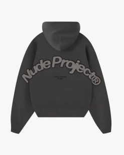 Sudadera Con Cremallera Beast Gris Oscuro