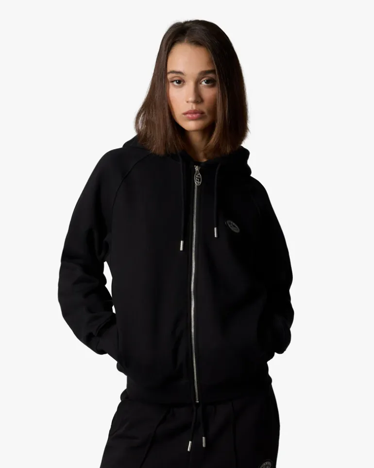 Sudadera Con Cremallera Essentials Negra