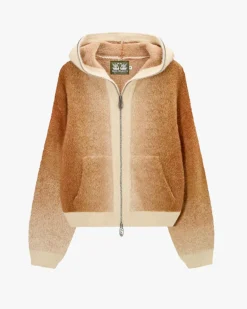 Sudadera Con Cremallera Gradient Marrón