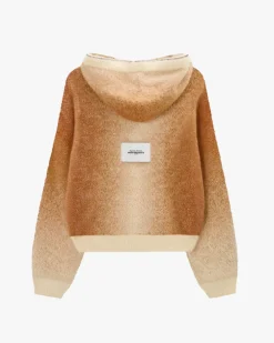 Sudadera Con Cremallera Gradient Marrón