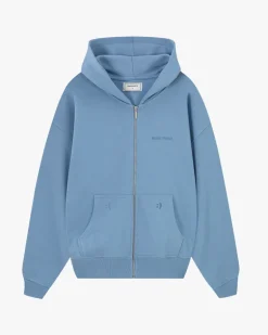 Sudadera Con Cremallera God is a DJ Azul