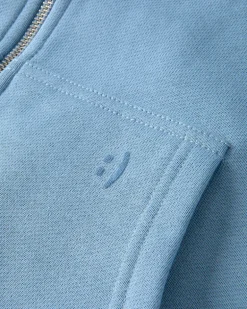 Sudadera Con Cremallera God is a DJ Azul