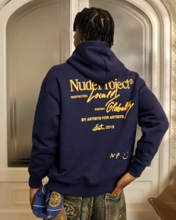 Sudadera Con Cremallera Global Soon Azul Marino