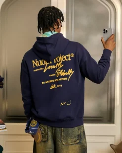 Sudadera Con Cremallera Global Soon Azul Marino