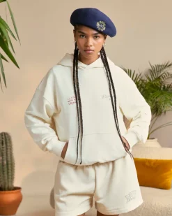 Sudadera Cups Blanco Crema