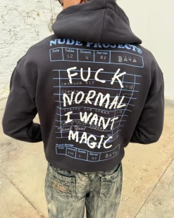 Sudadera Fuck Normal Negra
