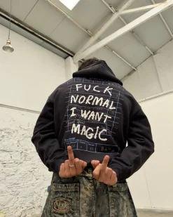 Sudadera Fuck Normal Negra