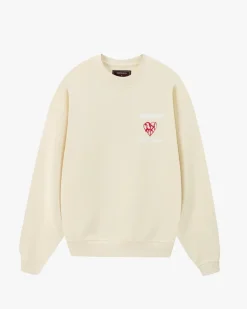 Sudadera Heartbroken Blanco Crema