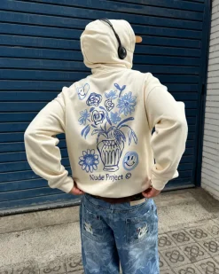 Sudadera Jarron Blanco Crema