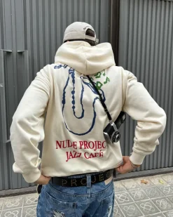 Sudadera Jazz Café Blanco Crema