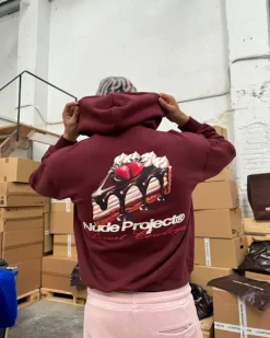 Sudadera La Tarte Granate