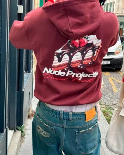 Sudadera La Tarte Granate