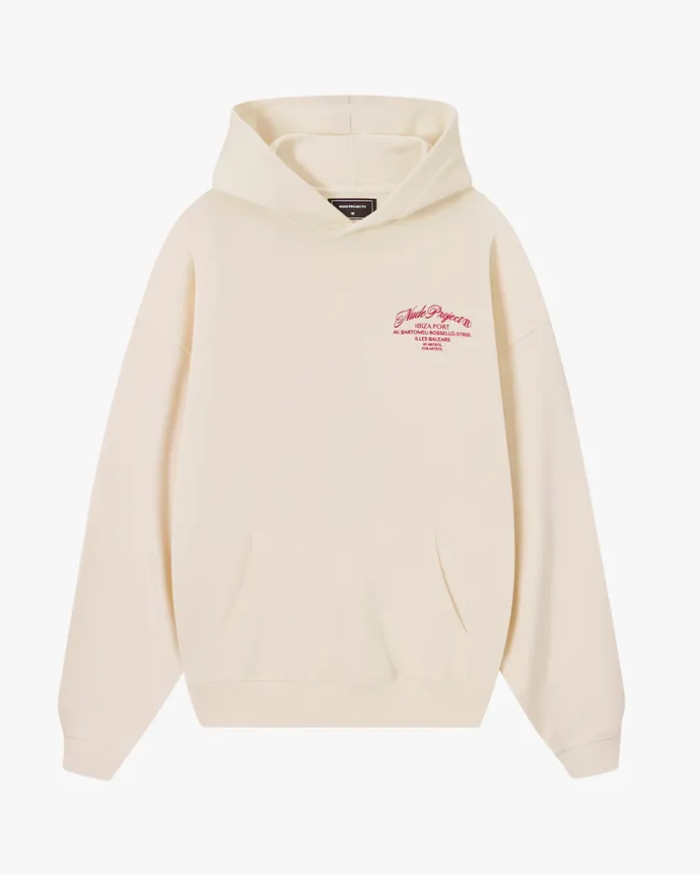 Sudadera Locally Hated Blanco Crema