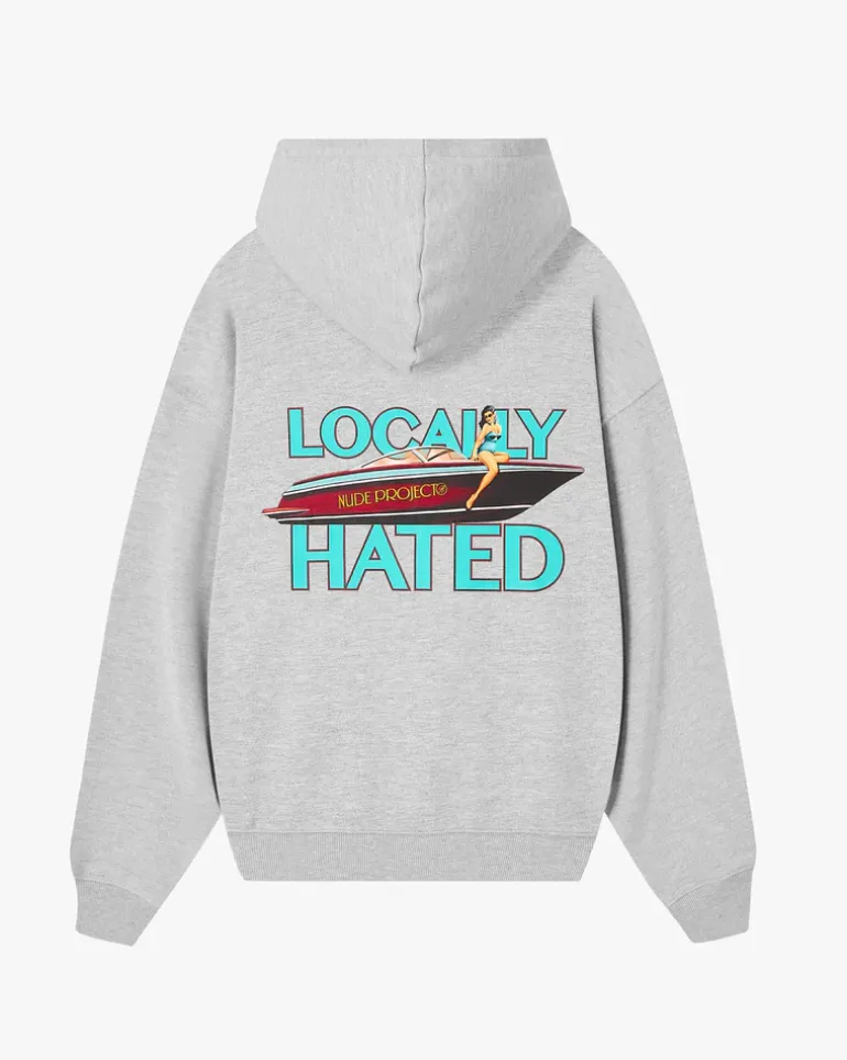 Sudadera Locally Hated Gris