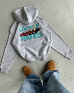 Sudadera Locally Hated Gris