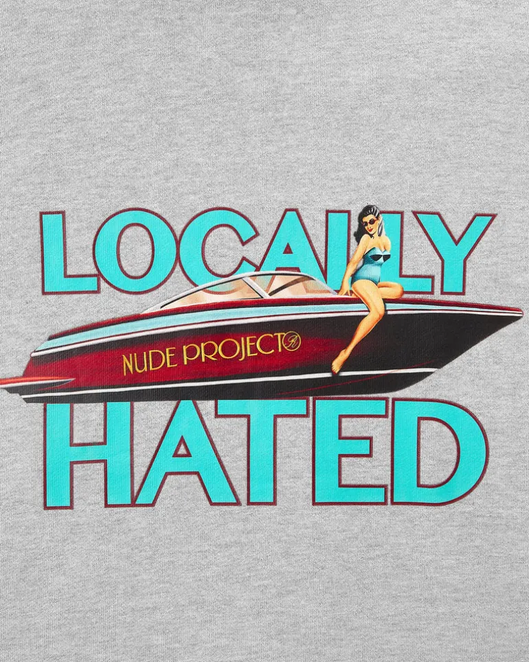 Sudadera Locally Hated Gris