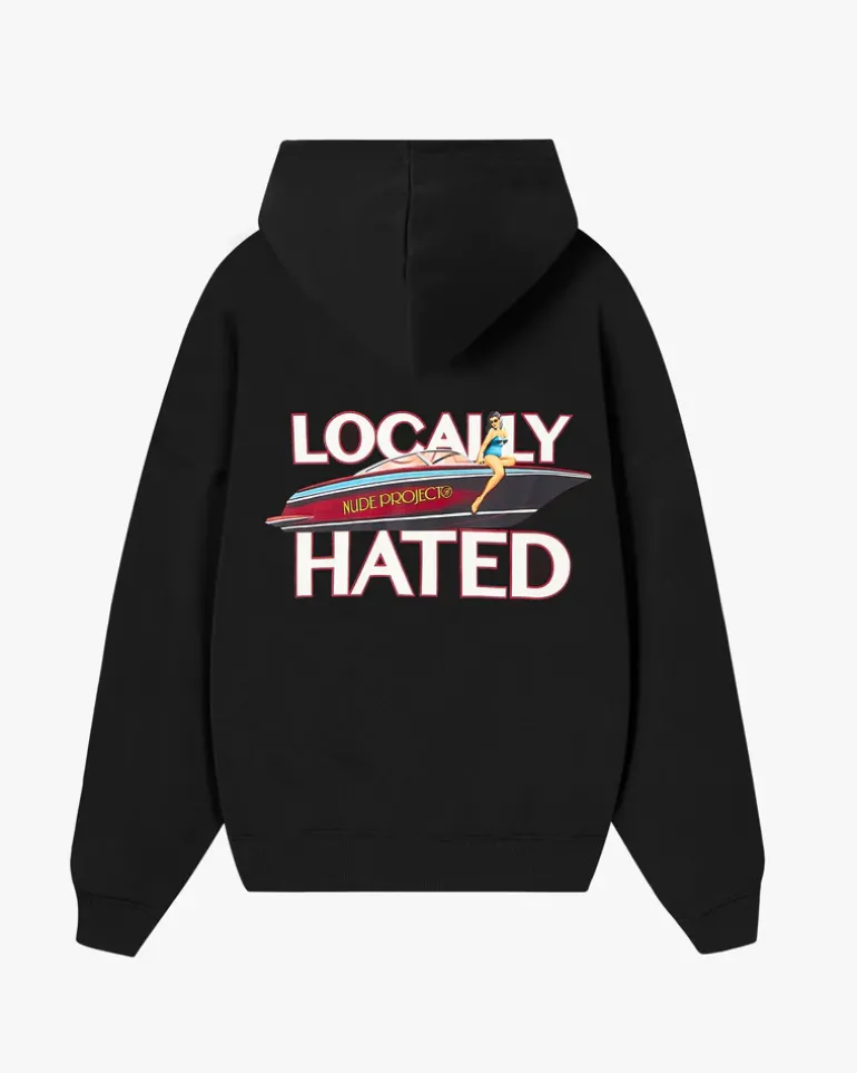 Sudadera Locally Hated Negra
