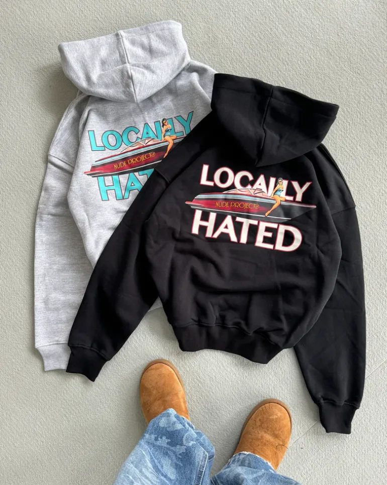 Sudadera Locally Hated Negra
