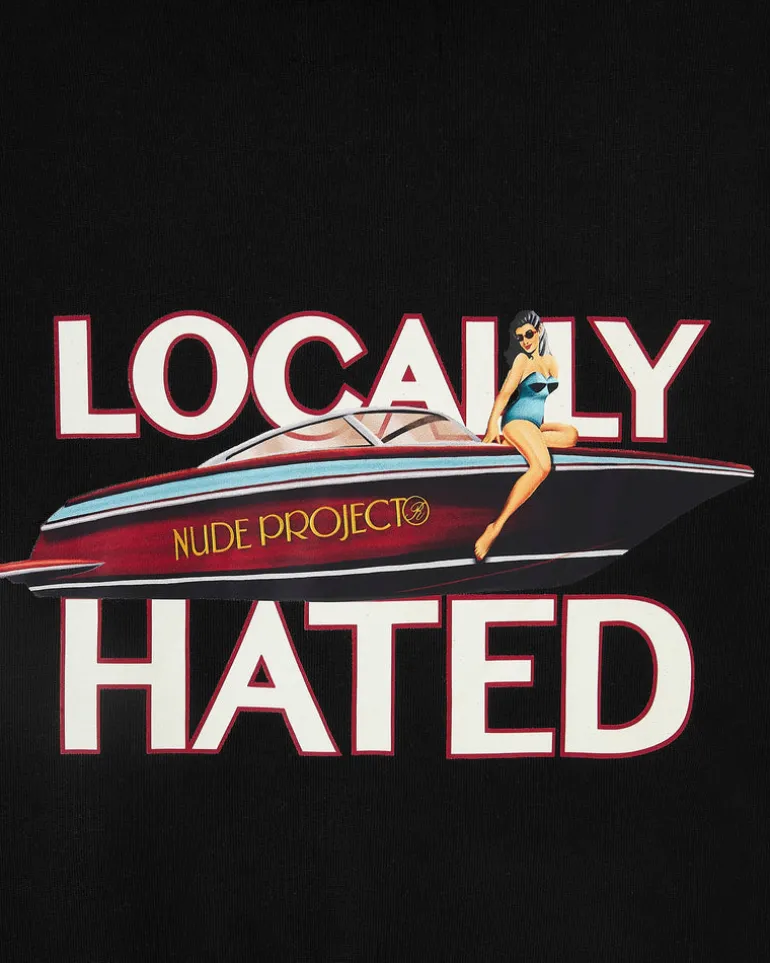 Sudadera Locally Hated Negra