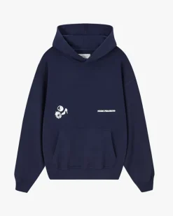 Sudadera Love SD Azul Marino Washed