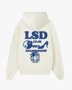 Sudadera Love SD Blanco Crema Washed