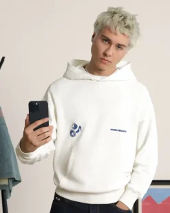 Sudadera Love SD Blanco Crema Washed