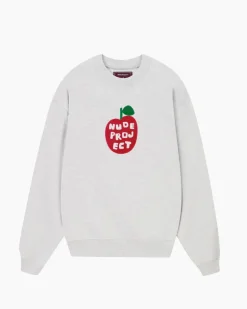 Sudadera Sin Capucha Apple Crew Gris
