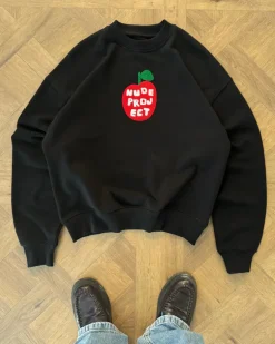 Sudadera Sin Capucha Apple Crew Gris Oscuro