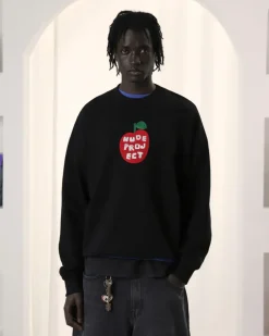 Sudadera Sin Capucha Apple Crew Gris Oscuro