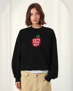 Sudadera Sin Capucha Apple Crew Gris Oscuro