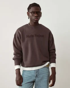 Sudadera Sin Capucha Brun Chocolate